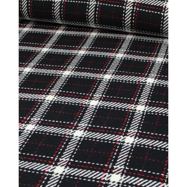 Wool Coating Fabric - Bexley Plaid