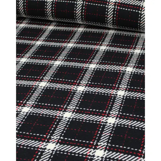 Wool Coating Fabric - Bexley Plaid