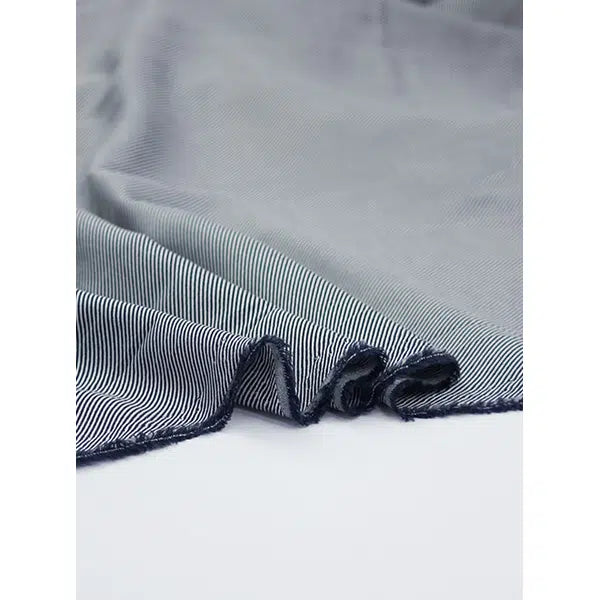 Wool Cotton Blend Fabric - Tideway Twill