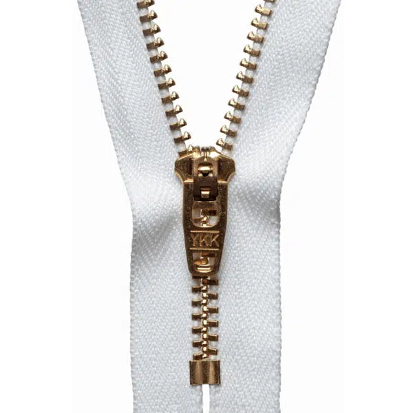 YKK Brass Jeans Zips