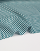 Yarn Dyed Cotton Fabric - 3mm Gingham Teal