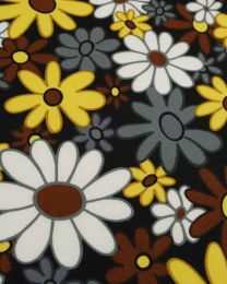 Viscose Crepe Fabric - 60's Floral