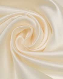 Polyester Duchesse Satin Fabric - Ivory