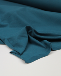 Organic Cotton Jersey Fabric - Pacific Blue