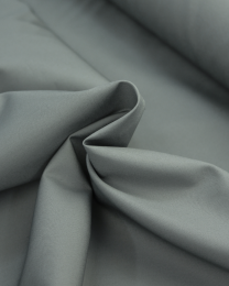 Plain Cotton Poplin Fabric - Grey