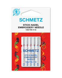 Schmetz Sewing Machine Needles - Assorted Embroidery