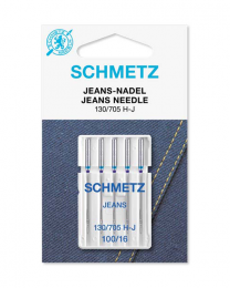 Schmetz Sewing Machine Needles - Jeans/Denim 100/16