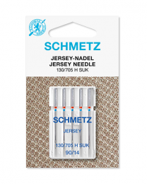 Schmetz Sewing Machine Needles - Jersey Ballpoint 90/14
