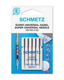 Schmetz Sewing Machine Needles - Super NonStick Universal 80/12