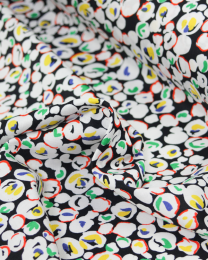 Shirtweight Cotton Sateen Fabric - Primary Pebbles