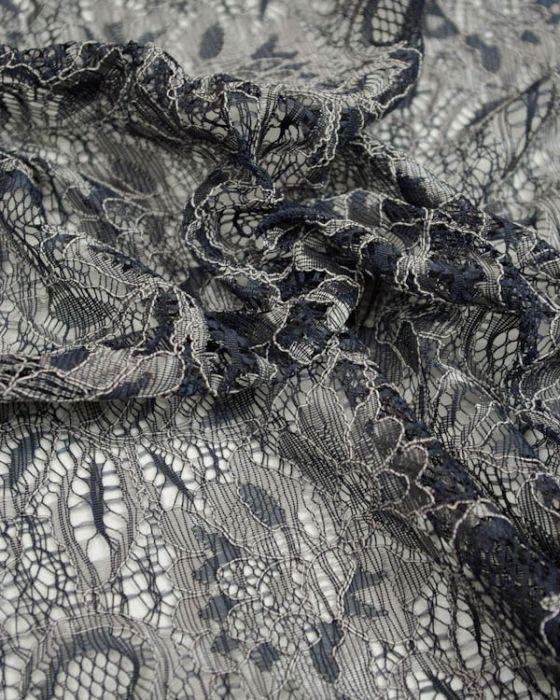 silver lace fabric