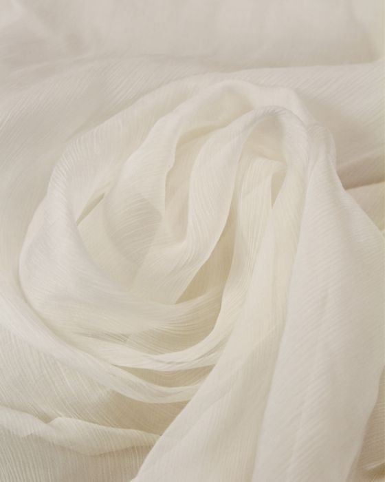 ivory silk chiffon fabric